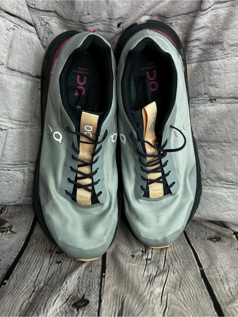On Cloud Cloudnova Form Glacier (cool Gray) Aurora‎ Running Shoes Women’s Sz 11